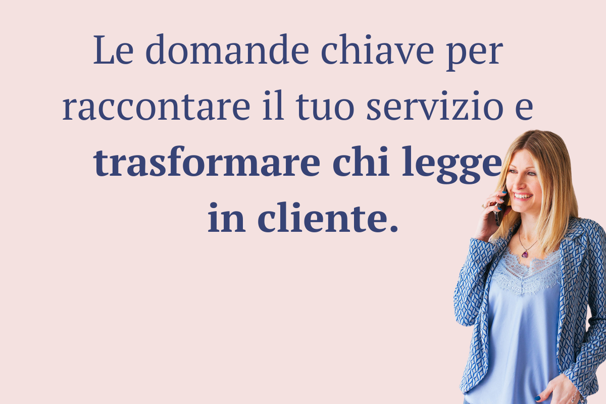 DOMANDE STRATEGIVHE PER VENDERE ON LINE